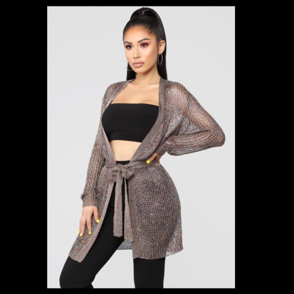 Fashionnova multicolored cardigan